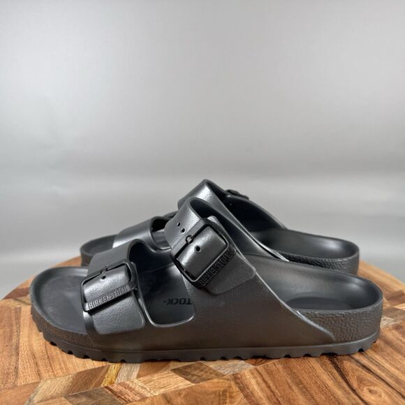 Birkenstock Arizona Essentials Eva 2 Strap Sandals Grey Size EU 39 US 8 NEW - Picture 3 of 6